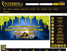 Tablet Screenshot of interbola.com